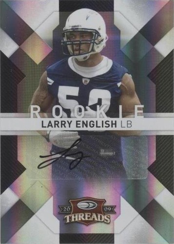 2009 Donruss Threads Larry English #166