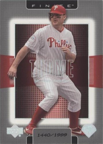 2003 Upper Deck Finite - Jim Thome #76