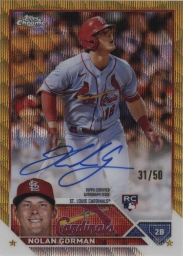 2023 Topps Chrome - Nolan Gorman #RA-NGO