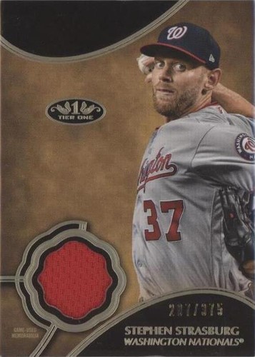2019 Topps Tier One - Stephen Strasburg #T1R-SS