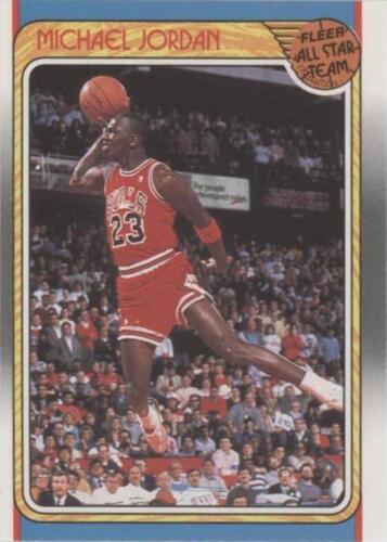 MICHAEL JORDAN~1988 FLEER ALL-STAR PSA-7 NR-MT 3RD YEAR NBA MICHAEL JORDAN~1988 FLEER ALL-STAR PSA-7 NR-MT 3RD YEAR NBA