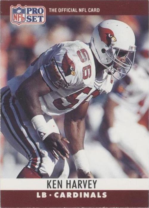 1990 Pro Set Ken Harvey #257