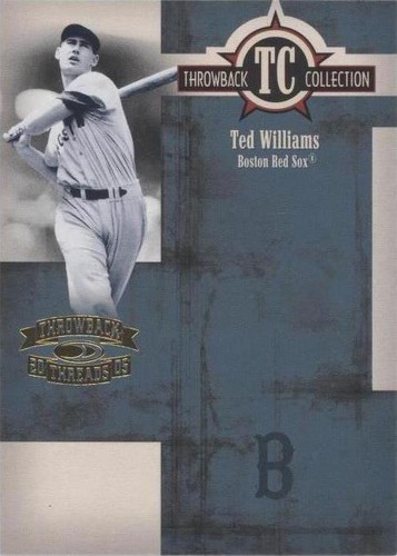 2005 Donruss Throwback Threads - Ted Williams #TC-9