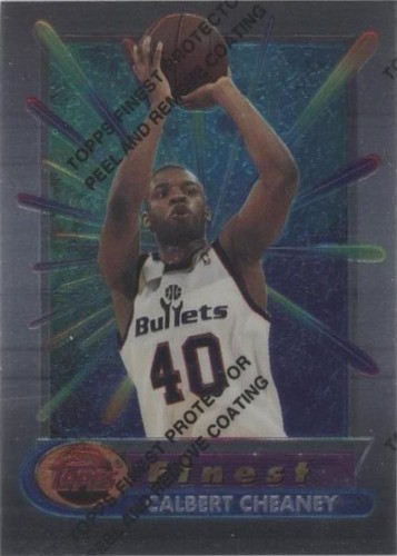1994-95 Topps Finest - Calbert Cheaney #261