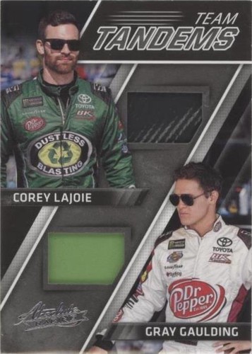 2017 Panini Absolute - Corey LaJoie Gray Gaulding #TAN-LG