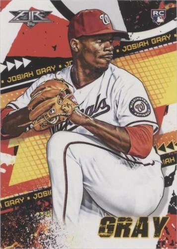 2022 Topps Fire - Josiah Gray #167
