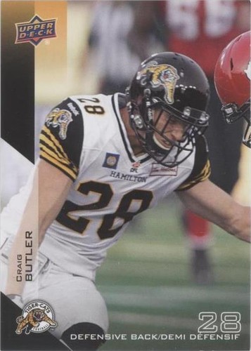 2014 Upper Deck CFL Craig Butler #123