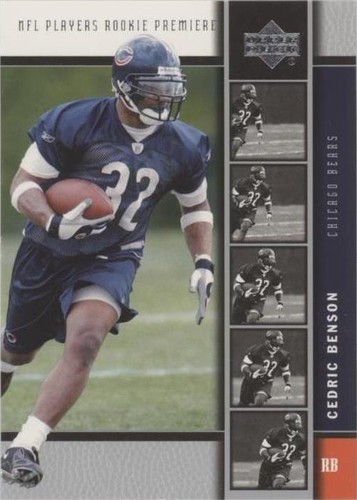 2005 Upper Deck NFL Players Rookie Premiere Cedric Benson #17