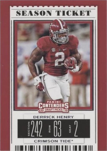 2019 Panini Contenders Draft Picks Derrick Henry #31