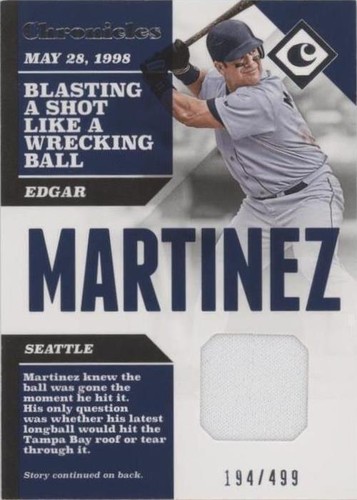 2017 Panini Chronicles - Edgar Martinez #CS-ED