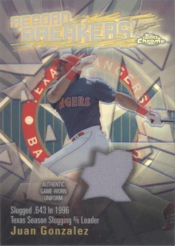 2003 Topps Chrome - Juan González #RBCA-JG