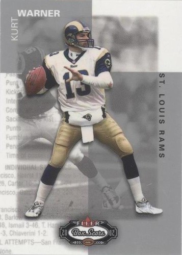 2002 Fleer Box Score Kurt Warner #6