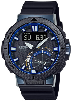 Pre-owned Casio Pro Trek Prw-73x-1jf Angler Line Solar Atomic Analog Digital Men`s Watch