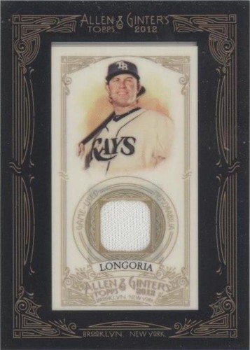 2012 Topps Allen & Ginter's - Evan Longoria #AGR-EL