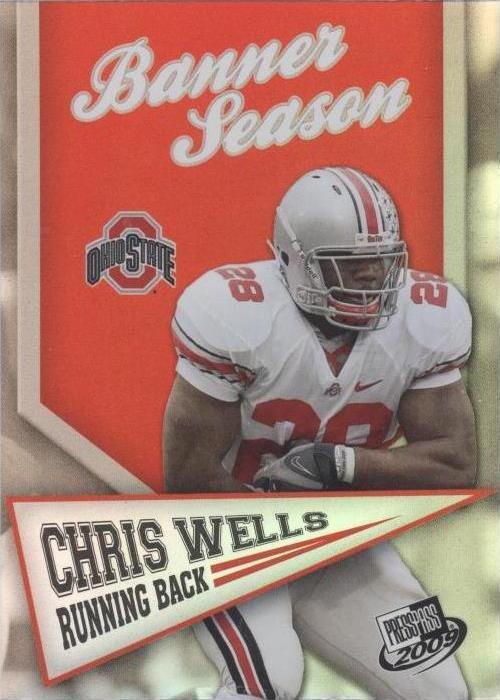 2009 Press Pass Chris Wells #BS-15