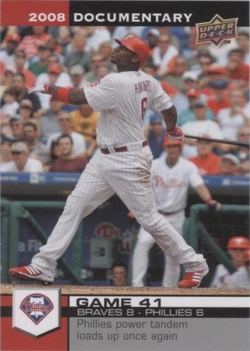 2008 Upper Deck Documentary - Ryan Howard #1401