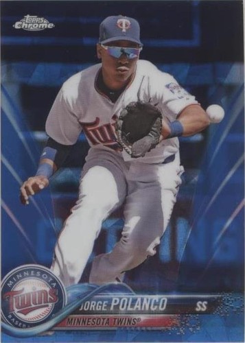 2018 Topps Chrome Sapphire Edition - Jorge Polanco #107