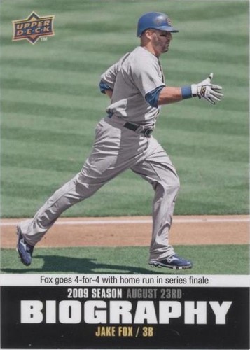 2010 Upper Deck - Jake Fox #SB-159