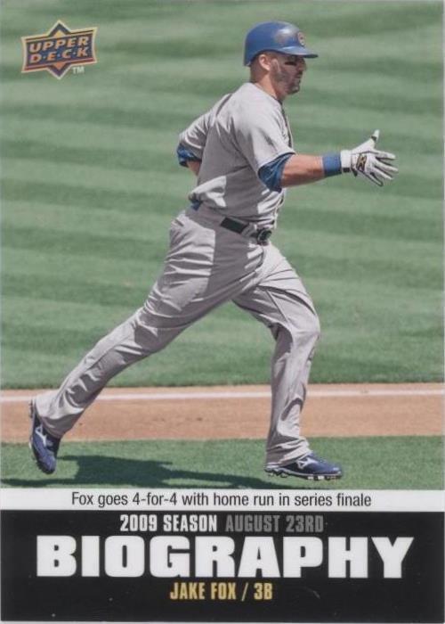 2010 Upper Deck - Jake Fox #SB-159