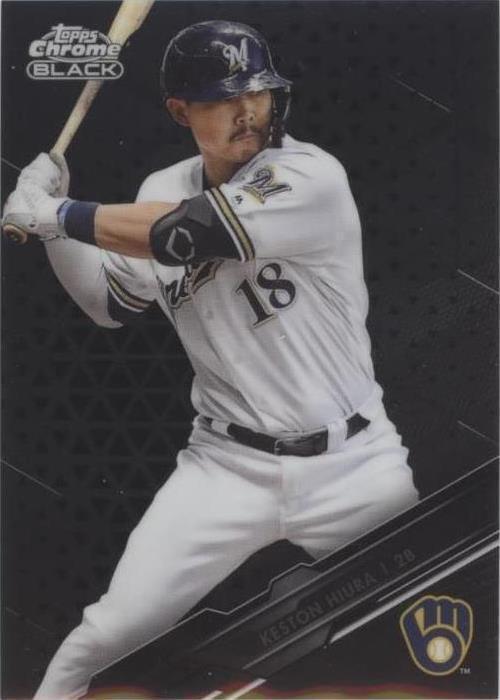 2020 Topps Chrome Black - Keston Hiura #16