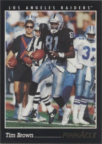 1993 Pinnacle Tim Brown #186