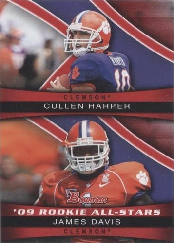 2009 Bowman Draft Picks Cullen Harper James Davis #ASC9