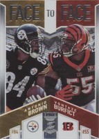 2018 Donruss Elite Antonio Brown Vontaze Burfict #F2F-2