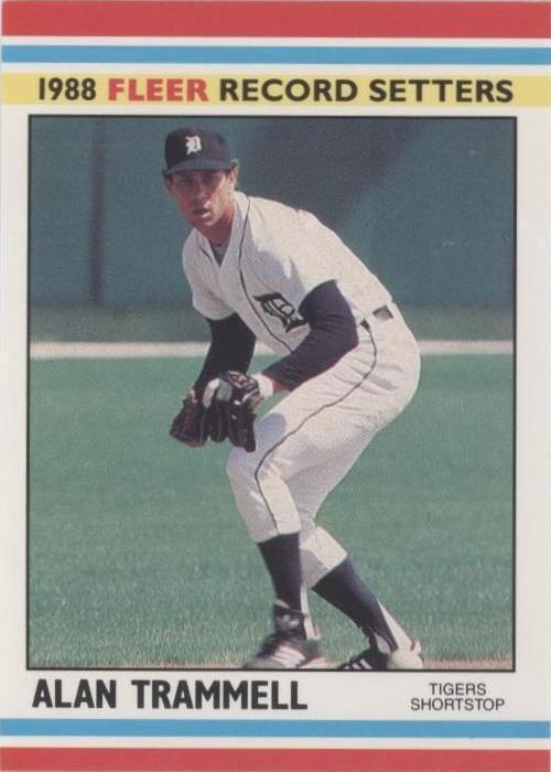 Fleer Baseball Record Setters 1988 - Alan Trammell #41