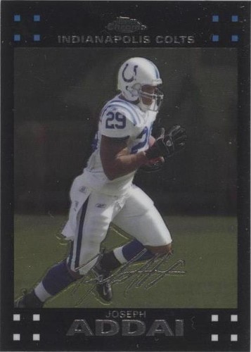 2007 Topps Chrome Joseph Addai #TC69
