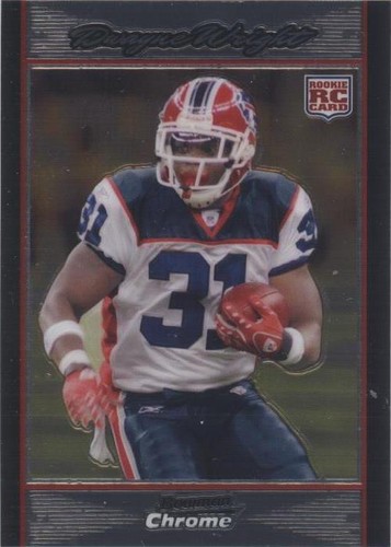 2007 Bowman Chrome Dwayne Wright #BC99