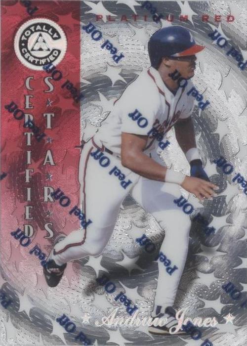 Pinnacle 1997 totalmente certificado - Andruw Jones #150