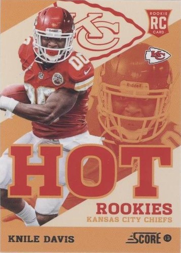 2013 Score Knile Davis #24