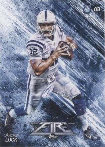 2014 Topps Fire Andrew Luck #24