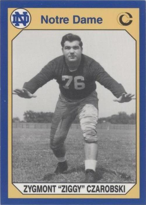 1990 Collegiate Collection University of Notre Dame Ziggy Czarobski #159