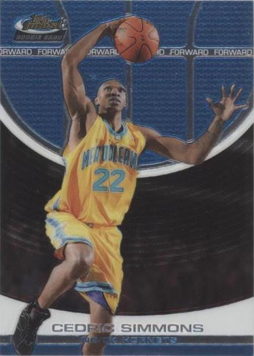 2005-06 Topps Finest - Cedric Simmons #154