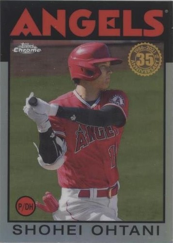 2022 Topps Chrome Black SHOHEI OHTANI Green Refractor /99