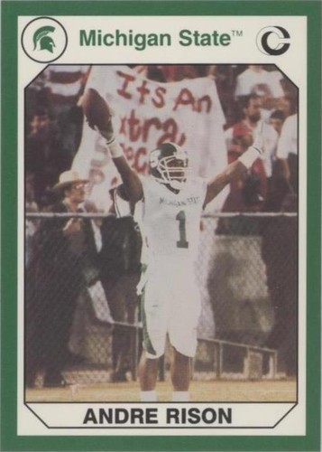 1990 Collegiate Collection Michigan State Spartans Andre Rison #12