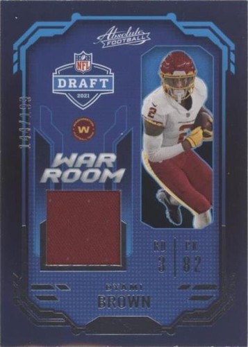 2021 Panini Absolute Dyami Brown #WRM-DBR