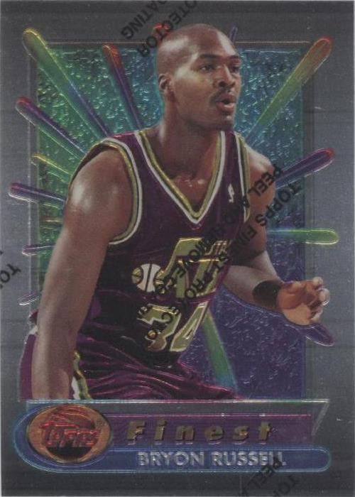 1994-95 Topps Finest - Bryon Russell #137