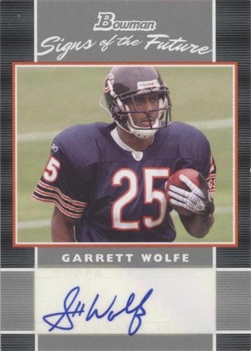 2007 Bowman Garrett Wolfe #SF-GW