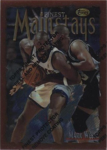 1996-97 Topps Finest - Mark West #201
