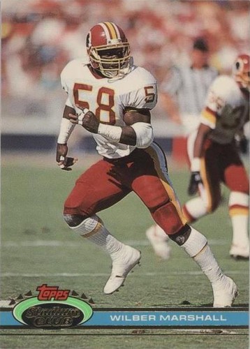 1991 Topps Stadium Club Wilber Marshall #340