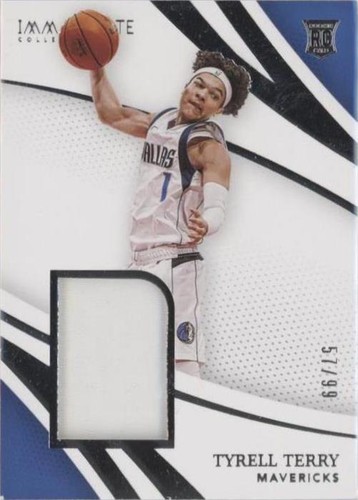 2020-21 Panini Immaculate Collection - Tyrell Terry #RRJ-TYT
