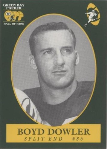 1992 Champion Cards Green Bay Packers Hall of Fame Boyd Dowler #78