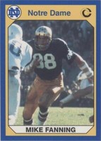 1990 Collegiate Collection University of Notre Dame Mike Fanning #33