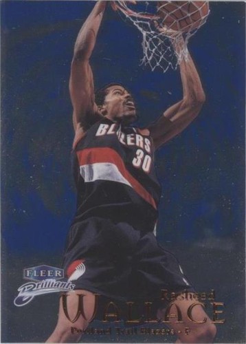 1998-99 Fleer Brilliants - Rasheed Wallace #74B