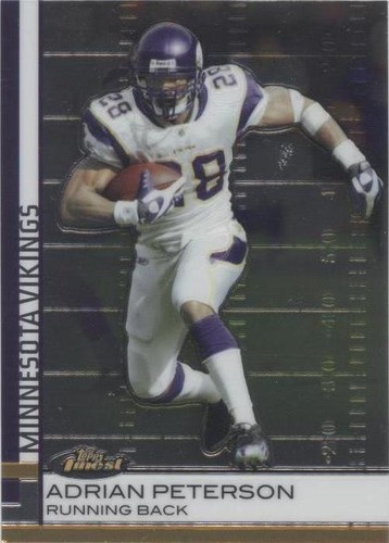 2009 Topps Finest Adrian Peterson #25