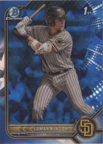 2022 Bowman Chrome Draft Sapphire Edition - Lamar King Jr. #BDC-143