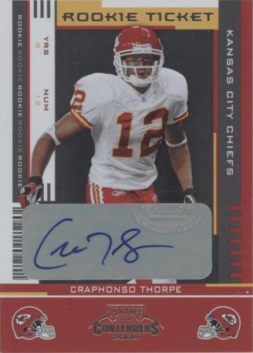 2005 Playoff Contenders Craphonso Thorpe #124