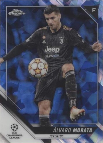 2021-22 Topps Chrome UCL Sapphire Edition Alvaro Morata #101